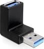 Picture of Delock Adapter USB 3.0 Type-A male > Type-A female angled 90° vertical