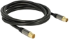 Изображение Delock Antenna Cable IEC Plug > IEC Jack RG-6/U 2 m black