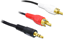 Изображение Delock Cable Audio 3.5 mm stereo jack male > 2 x RCA male 1.5 m