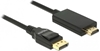 Изображение Delock Cable DisplayPort 1.2 male > High Speed HDMI-A male passive 4K 30 Hz 2 m black