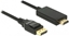Picture of Delock Cable DisplayPort 1.2 male > High Speed HDMI-A male passive 4K 30 Hz 2 m black
