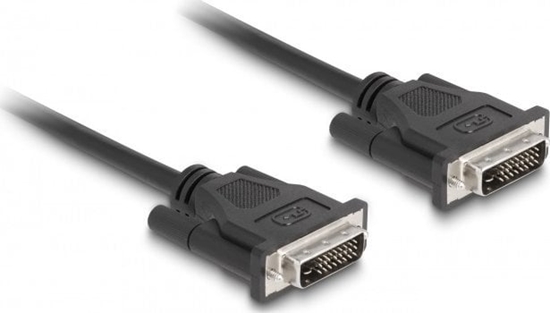 Picture of Delock Cable DVI 24+1 male > DVI 24+1 male 0.5 m black