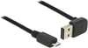 Picture of Delock Cable EASY-USB 2.0 Type-A male angled up / down > USB 2.0 Type Micro-B male 1 m
