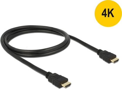 Изображение Delock Cable High Speed HDMI with Ethernet – HDMI A male > HDMI A male 4K 0.5 m