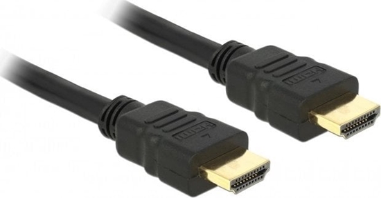 Picture of Delock Cable High Speed HDMI with Ethernet – HDMI A male > HDMI A male 4K 5 m