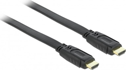 Picture of Delock Cable High Speed HDMI with Ethernet – HDMI A male > HDMI A male flat 3 m