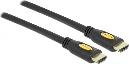 Изображение Delock Cable High Speed HDMI with Ethernet - HDMI-A male > HDMI-A male 4K 1.0 m