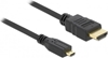 Изображение Delock Cable High Speed HDMI with Ethernet A male > Micro-D male 2 m