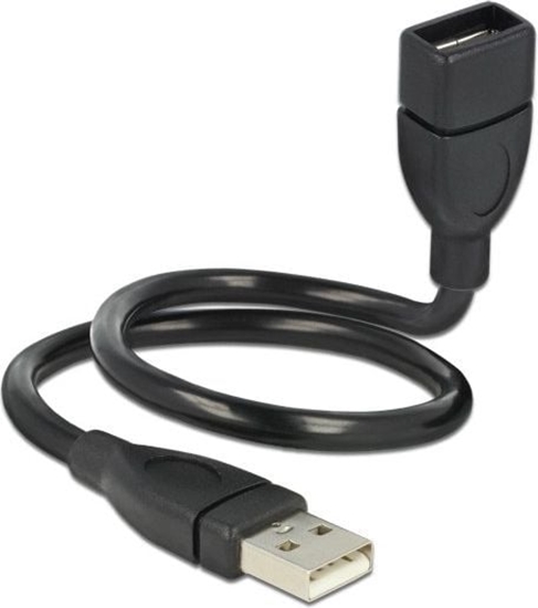 Picture of Delock Cable USB 2.0 Type-A male > USB 2.0 Type-A female ShapeCable 0.35 m