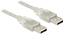Picture of Delock Cable USB 2.0 Type-A male > USB 2.0 Type-A male 0.5 m transparent