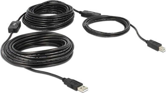 Picture of Delock Cable USB 2.0 Type-A male > USB 2.0 Type-B male 20 m