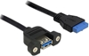 Изображение Delock Cable USB 3.0 pin header female > 1 x USB 3.0-A female