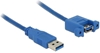 Picture of Delock Cable USB 3.0 Type-A male > USB 3.0 Type-A female panel-mount 1 m