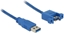 Picture of Delock Cable USB 3.0 Type-A male > USB 3.0 Type-A female panel-mount 1 m