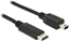 Изображение Delock Cable USB Type-C™ 2.0 male > USB 2.0 Type Mini-B male 1.0 m black