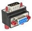 Picture of Delock D-Sub 9 pin male > female 270° angled Nut and Screw changeable