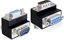 Attēls no Delock D-Sub 9 pin male to female 90° angled