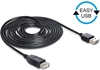 Picture of Delock Extension cable EASY-USB 2.0 Type-A male > USB 2.0 Type-A female black 5 m