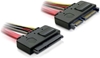 Picture of Delock Extension cable SATA 6 Gb/s 22 pin plug > SATA 22 pin receptacle (5 V + 12 V) 20 cm