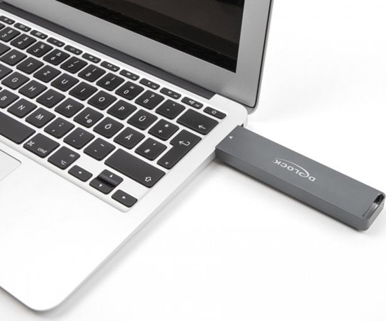 Изображение Delock External Enclosure for M.2 NVME PCIe SSD or SATA SSD with USB 10 Gbps Type-A male