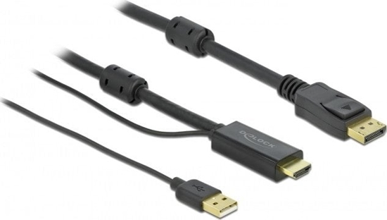Picture of Delock HDMI to DisplayPort cable 4K 30 Hz 2 m