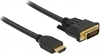 Picture of Delock HDMI to DVI 24+1 cable bidirectional 1 m