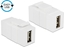 Attēls no Delock Keystone module EASY-USB 2.0 A female > EASY-USB 2.0 A female white