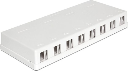 Attēls no Delock Keystone Surface Mounted Box 8 Port