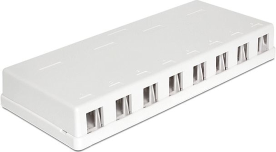 Изображение Delock Keystone Surface Mounted Box 8 Port