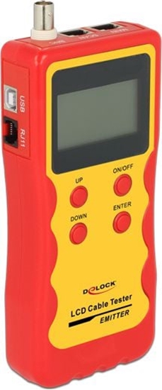 Picture of Delock LCD Cable Tester RJ45 / RJ12 / BNC / USB