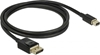 Picture of Delock Mini DisplayPort to DisplayPort cable 8K 60 Hz 1 m DP 8K certified