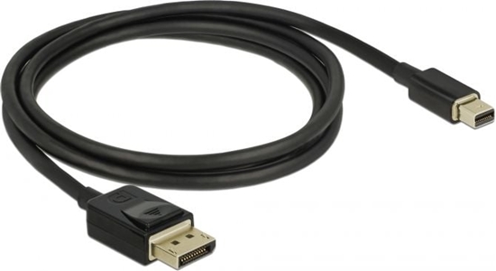 Picture of Delock Mini DisplayPort to DisplayPort cable 8K 60 Hz 1 m DP 8K certified