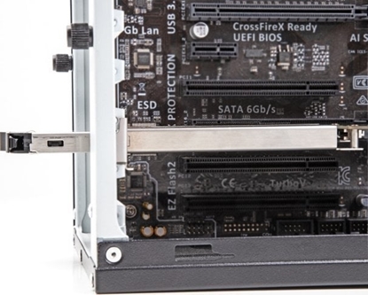 Picture of Delock Mobile Rack PCI Express Card for 1 x M.2 NVMe SSD - Low Profile Form Factor