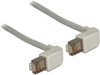 Picture of Delock Network cable RJ45 Cat.5e SF/UTP upwards / upwards angled 0.5 m