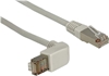 Picture of Delock Network cable RJ45 Cat.5e SF/UTP upwards angled / straight 2 m