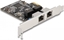 Attēls no Delock PCI Express x1 Network Card Gigabit LAN 2 x RJ45 RTL8111