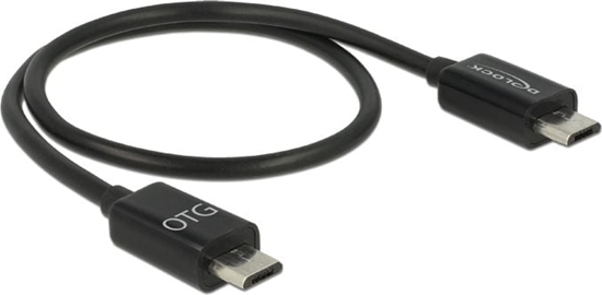 Изображение Delock Power Sharing Cable Micro USB-B male > Micro USB-B male OTG