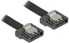 Picture of Delock SATA 6 Gb/s Cable 30 cm black FLEXI