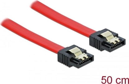 Picture of Delock SATA 6 Gb/s Cable 50 cm red