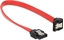 Изображение Delock SATA 6 Gb/s Cable straight to downwards angled 50 cm red