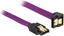Attēls no Delock SATA 6 Gb/s Cable straight to downwards angled 50 cm violet