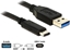 Attēls no Kabelis USB3.1 Gen2 AM > USB Type-C M, 10Gbps, 1.0m, melns