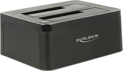 Picture of Delock USB 5 Gbps Dual Docking Station for 2 x SATA HDD / SSD with Clone Function
