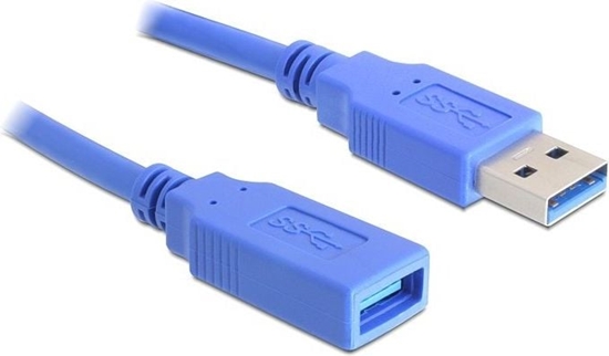 Изображение Delock USB 5 Gbps extension cable Type-A male to female 1 m blue