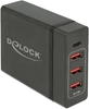 Picture of Delock USB Charger 1 x USB Type-C™ PD + 3 x USB Type-A 60 W + 12 W