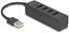 Picture of Delock USB Hub 4 port USB 2.0 with 4 x USB Type-A female black