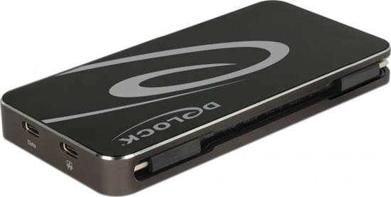 Picture of Delock USB Type-C™ 3.2 Dockingstation 4K HDMI DP / 1080p VGA, USB Hub und PD 3.0
