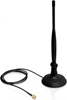 Picture of Delock WLAN 802.11 b/g/n Antenna RP-SMA 4 dBi Omnidirectional Flexible Joint With Magnetic Stand