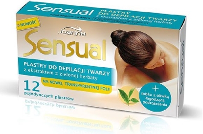 Picture of Depilator Joanna Przezroczyste plastry do depilacji twarzy - Zielona herbata 1 op. (12 szt.)