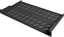 Изображение Digitus | Fixed Shelf for Racks | DN-19 TRAY-1-SW | Black | The shelves for fixed mounting can be installed easy on the two front 483 mm (19“) profile rails of your 483 mm (19“) network- or server cabinet. Due to their stable, perforated steel sheet with 